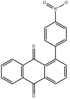 1-(4-Nitrophenyl)-9,10-anthraquinone Struktur