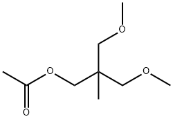 2,2-Bis(methoxymethyl)-1-propanol acetate Struktur