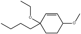 Cyclohexene, 3-butyl-3-ethoxy-6-methoxy- (9CI) Struktur