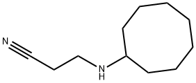 3-(CYCLOOCTYLAMINO)PROPIONITRILE Struktur