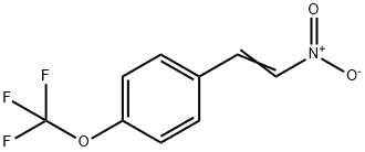 BETA-NITRO-4-(TRIFLUOROMETHOXY)STYRENE Struktur