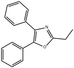 2-Ethyl-4,5-diphenyloxazole Struktur