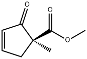 3-Cyclopentene-1-carboxylicacid,1-methyl-2-oxo-,methylester,(1S)-(9CI) Struktur