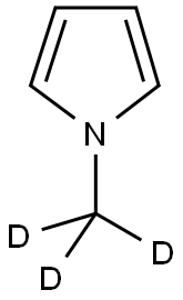 N-METHYL-D3-PYRROLE Struktur