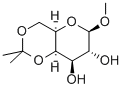 METHYL-4,6-O-ISOPROPYLIDENE-BETA-D-GALACTOPYRANOSIDE Struktur