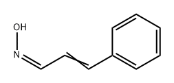 (Z,)-cinnamaldehyde oxime  Struktur