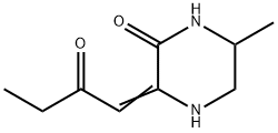 Piperazinone, 6-methyl-3-(2-oxobutylidene)- (9CI) Struktur