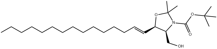 N-BOC-D-ERYTHRO-SPHINGOSINE-2,3-N,O-ACETONIDE Struktur