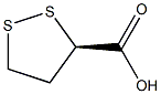 1,2-Dithiolane-3-carboxylicacid,(R)-(-)-(8CI) Struktur