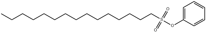 1-Pentadecanesulfonic acid phenyl ester Struktur