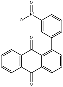 1-(3-Nitrophenyl)-9,10-anthraquinone Struktur