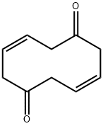 (3Z,8Z)-3,8-Cyclodecadiene-1,6-dione Struktur