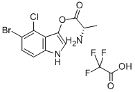 L-ALANINE-5-BROMO-4-CHLORO-3-INDOXYL ESTER, TRIFLUOROACETATE SALT Struktur