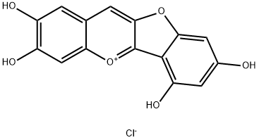 Riccionidin A chloride Struktur