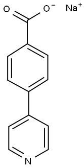 4-(4-PYRIDYL)BENZOIC ACID, SODIUM SALT Struktur