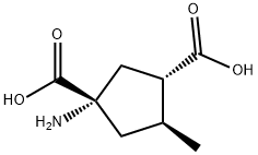 1,3-Cyclopentanedicarboxylicacid,1-amino-4-methyl-,(1S,3S,4S)-(9CI) Struktur