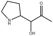 2-Propanone, 1-hydroxy-1-(2-pyrrolidinyl)- (9CI) Struktur