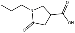 5-oxo-1-propylpyrrolidine-3-carboxylic acid(SALTDATA: FREE) Struktur