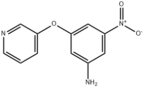 3-nitro-5-(pyridin-3-yloxy)aniline Struktur