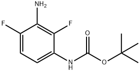 CarbaMicacid,(3-aMino-2,4-difluorophenyl)-,1,1-diMethylethylester Struktur