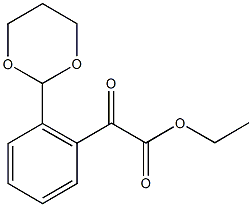 ETHYL 2-(1,3-DIOXAN-2-YL)BENZOYLFORMATE Struktur