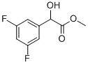 BENZENEACETIC ACID, 3,5-DIFLUORO-A-HYDROXY-, METHYL ESTER Structure