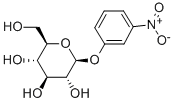 3-硝基苯 Β-D-吡喃葡糖苷 結(jié)構(gòu)式