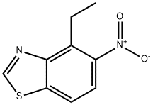 Benzothiazole, 4-ethyl-5-nitro- (9CI) Struktur