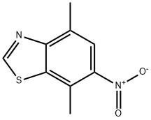 Benzothiazole, 4,7-dimethyl-6-nitro- (9CI) Struktur