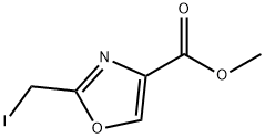 METHYL 2-IODOMETHYL-4-OXAZOLECARBOXYLATE Struktur