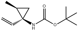 Carbamic acid, [(1S,2S)-1-ethenyl-2-methylcyclopropyl]-, 1,1-dimethylethyl Struktur