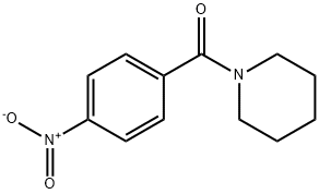 1-(p-Nitrobenzoyl)piperidine Struktur