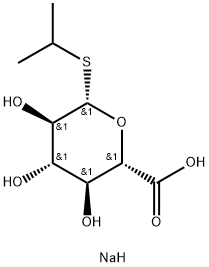 ISOPROPYL-BETA-D-THIOGLUCURONIC ACID, SODIUM SALT Struktur