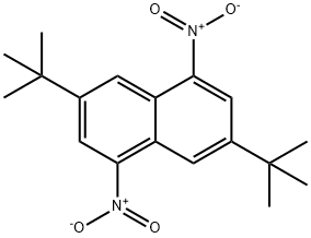 3,7-DI(TERT-BUTYL)-1,5-DINITRONAPHTHALENE Struktur