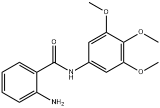 2-Amino-N-(3,4,5-trimethoxyphenyl)benzamide Struktur