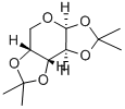 1,2:3,4-DI-O-ISOPROPYLIDENE-BETA-D-ARABINOPYRANOSE Struktur