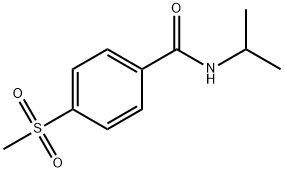 N-Isopropyl-p-(methylsulfonyl)benzamide Struktur