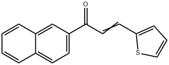 1-(2-NAPHTHYL)-3-(2-THIENYL)-2-PROPEN-1-ONE Struktur