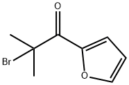 1-Propanone, 2-bromo-1-(2-furanyl)-2-methyl- (9CI) Struktur