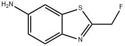 Benzothiazole, 6-amino-2-(fluoromethyl)- (8CI) Struktur