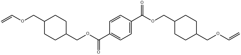 BIS((4-((VINYLOXY)METHYL)CYCLOHEXYL)-MET HYL) TEREPHTHALATE, 90 Struktur