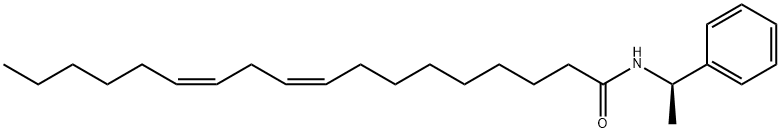 D-N-(a-Methylbenzyl)linoleamide Struktur