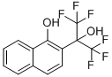 2-(2-HYDROXY-1,1,1,3,3,3-HEXAFLUOROPROPYL)-1-NAPHTHOL Struktur