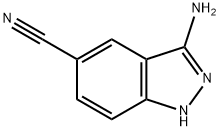 3-AMINO-1H-INDAZOLE-5-CARBONITRILE Struktur