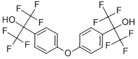 4,4'-BIS(2-HYDROXYHEXAFLUOROISOPROPYL)DIPHENYL ETHER Struktur