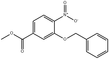 Methyl 3-(benzyloxy)-4-nitrobenzoate Struktur