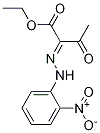 Butanoic acid, 2-[2-(2-nitrophenyl)hydrazinylidene]-3-oxo-, ethyl ester