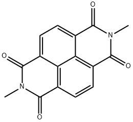 N,N'-DIMETHYL-1,4,5,8-NAPHTHALENETETRACARBOXYLIC DIIMIDE Struktur