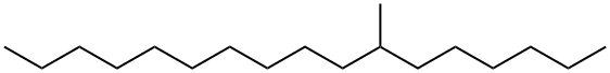 7-Methylheptadecane Struktur