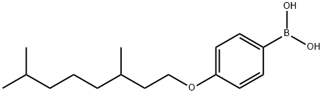 4-(3,7-Dimethyloctyloxy)benzeneboronic acid Struktur